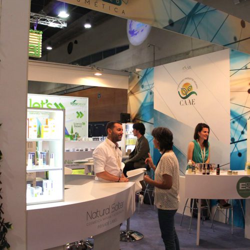 Diseño de Stand para feria de alimentación Organic Food 2019 para CAAE, Construcción por Colorkreis-01