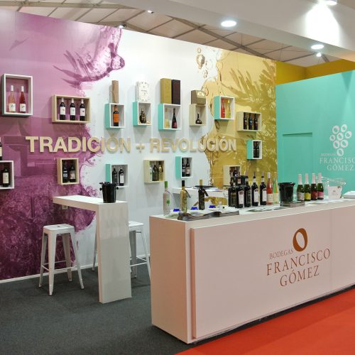 Diseño y construcción Stand-Colorkreis-FENAVIN 17_BODEGAS FRANCISCO GOMEZ_01