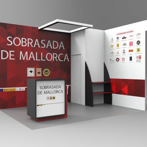 Diseño Stand para industria cárnica Meat Attraction 2018-SOBRASADA MALLORCA