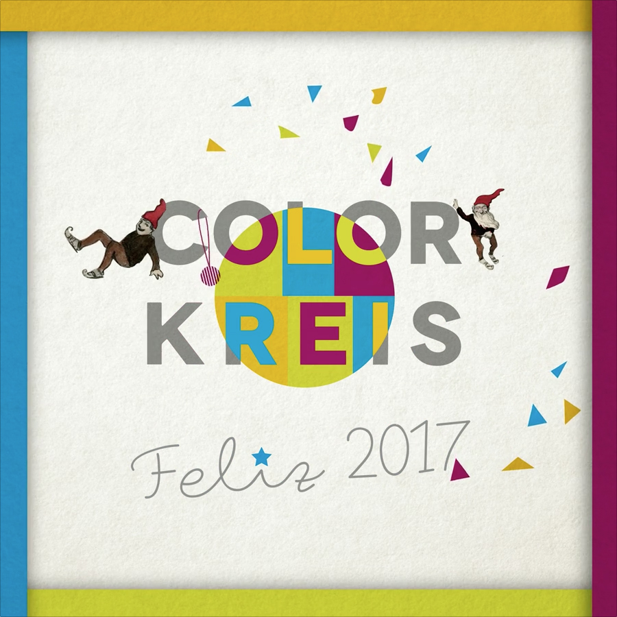 Colorkreis os desea Feliz 2017 con este Christma