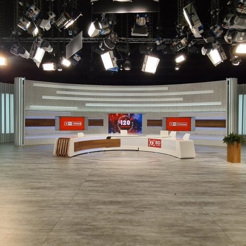 CONSTRUCCION DECORADO TV Buenos Dias Madrid para TELEMADRID por COLORKREIS_01