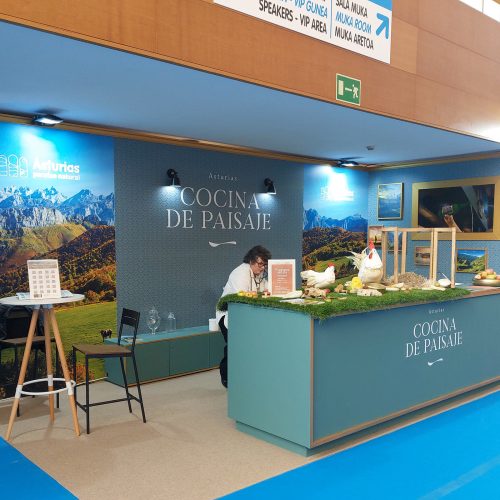 Diseño stand para Asturias en Gastronomika 2022