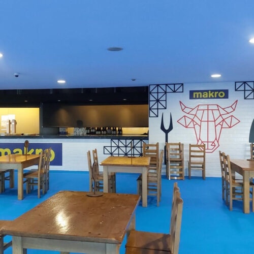 Decoración del Salón Makro en San Sebastián. Makro Hall at Gastronomika 2025 in San Sebastián