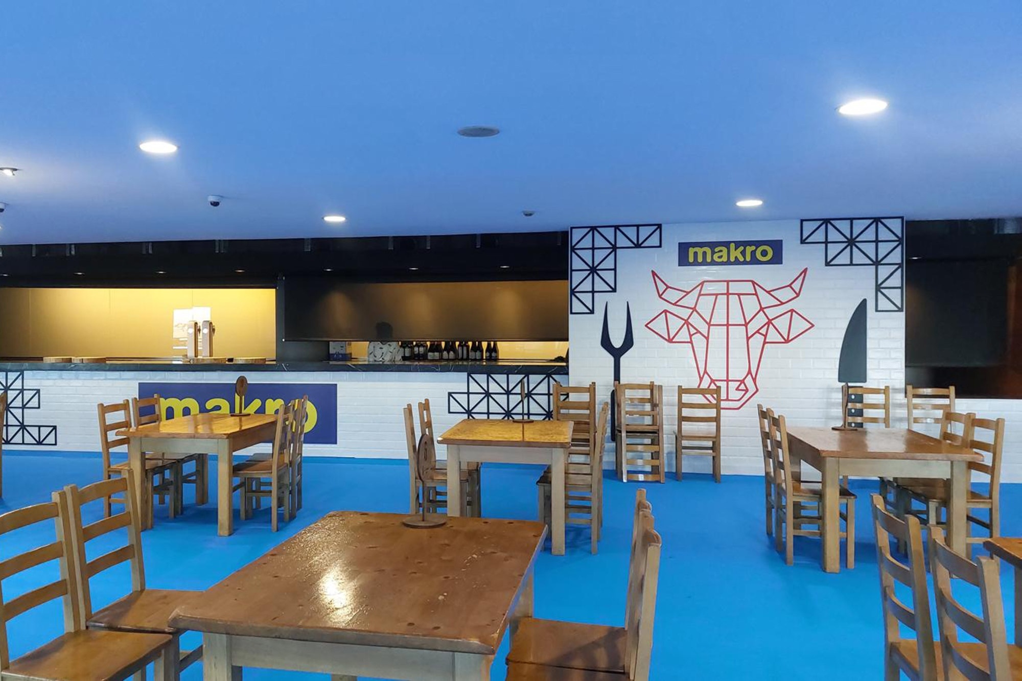 Decoración del Salón Makro en San Sebastián. Makro Hall at Gastronomika 2025 in San Sebastián