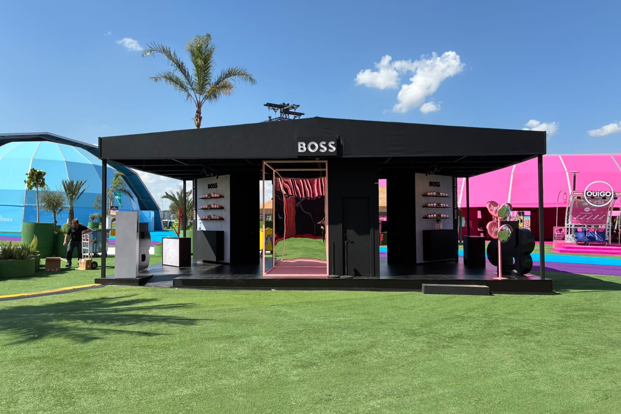 stand de Hugo Boss en Iberdrola Music
